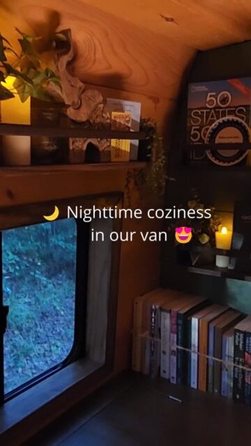 Our van at night all cozy in the woods ❤️🏕🌙

#vanlife #travel #camping #offgrid #roadtrip #travelvlog #youtube #adventure #outdoors