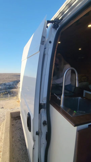 Some vanlife mornings are hard to beat! #travel #vanlife #texas #livingthelife