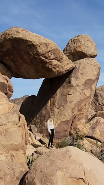 A beautiful hike to a geological wonder #vanlife #travel #nationalparks #bigbend #texas