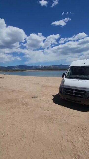 Boondocking in Colorado Never Disappoints #travel #vanlife #campervan #tour
