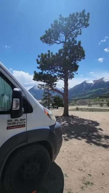 Boondocking Under the Highest Point in Colorado #vanlife #travel #highpoint